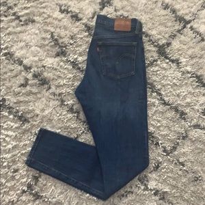 Levi’s 501 Skinny Button Fly Jeans